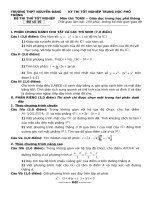 ĐỀ THI THỬ SỐ 10 TN 2011