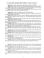 Câu hỏi-ĐA thi tổng phụ trách đội năm 2011