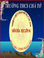 HÓA HỌC 9 CỤC HAY