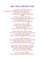 Học Tiếng Anh bằng thơ đây!