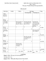 DE KIEM TRA HOC KY II MA TRAN CHUAN MOI 10-11