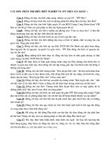 Câu hoi+ Đ.A thi TPT đội huyện Thường Xuân năm 2011