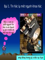 Bài 1:Tin học là một ngành khoa học