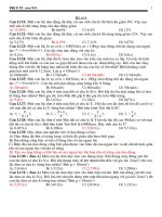 Đề thi Vật lí 12 số 004