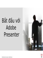 Bắt đầu với Adobe Presenter