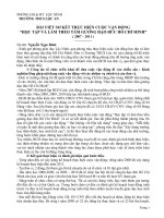 Bài báo cáo sơ kết 