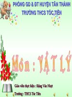 tiết 30 hiệu điện thế giữa hai đầu dụng cụ dùng điện