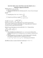 ĐỀ THI LẦN 4 TRƯỜNG CHUYÊN SƯ PHẠM