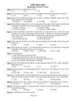 6 đề thi thử hóa kỳ thi quốc gia chung 2015