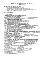 DE CUONG ON TAP HK II LỊCH SƯ 8 (10-11)