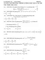 cac bai toan luong giac qua cac ky thi dai hoc