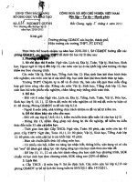 Hướng dẫn thi học kỳ II năm học 2010-2011