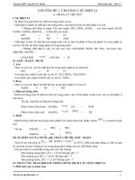 TÀI LIỆU ÔN HÓA 11 ĐẦY ĐỦ HAY