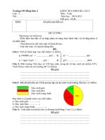 Đề kiểm tra Toán 5 cuối kì II_Năm 2010-2011