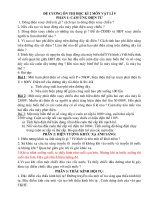 Đề cương ôn thi học kì 2 môn vật lí 9