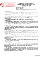 ĐỀ TS CHUYÊN HÓA LÊ QUÝ ĐÔN BÌNH ĐỊNH 2009-2010