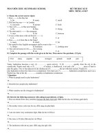 Grade 7-2nd semester-test 1