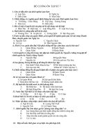 ĐỀ CƯƠNG ÔN TẬP SỬ 7 KÌ II