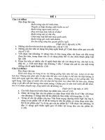 Đề thi tuyển sinh 10 môn  ngữ văn