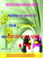 Làm quen nhóm chữ V R