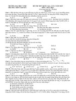 đề chuyên vinh lần 2 năm 2015 môn hóa