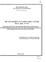 Xây dựng mô hình cơ quan quản lý Nhà nước về cạnh tranh, chống phá giá, chống trợ cấp và tự vệ trong thương mại quốc tế. Kinh nghiệm quốc tế và đề xuất cho Việt Nam