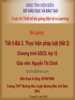 Slide GDCD 12 Bài 2. Thực hiện pháp luật (tiết 2) _N.T Chinh