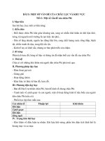 BÀI 5: MỘT SỐ VẤN ĐỀ CỦA CHÂU LỤC VÀ KHU VỰC Tiết 1: Một số vấn đề của châu Phi