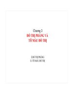 ĐỒ THỊ PHẲNG VÀ và TÔ MÀU ĐỒ THỊ