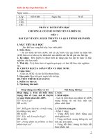 Giáo án Tự chọn Sinh học 12   di truyền học