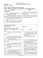 GIÁO ÁN GHÉP 4+5 TUẦN 33- CKTKN