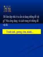 Slide BÀI 12 TRANG TRÍ NHÀ Ở BẰNG CÂY CẢNH VÀ HOA