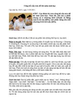 cấu trúc đề thi môn sinh 2011