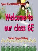 Giáo án điện tử tham khảo thao giảng tiếng anh 6 Unit 3 At home  (32)