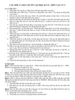 de cuong on tap ly 9 - THCSminh tan 2011