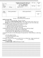 Đề Tiếng Việt 3 GKI-09-10