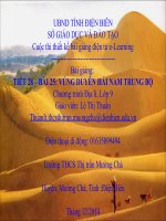 Slide Địa 9 BÀI 25 VÙNG DUYÊN HẢI NAM TRUNG BỘ _L.T Thuần