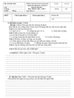 Ktra Tiếng Việt CKI 10_11 Lớp 3