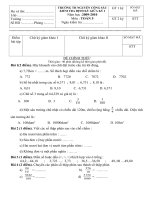 Đề Toán 5 GKI-09-10