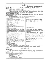 giáo án lớp 5 tuần 31-32 có KNS