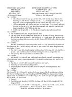 Đề thi HSG môn Hóa 9- tỉnh Bình Thuận 10-11