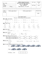 Đề Toán lớp 1 đến lớp 5 CKI-09-10