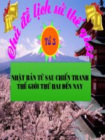 Nuoc nhat - Lich su the giôi sau chien tranh