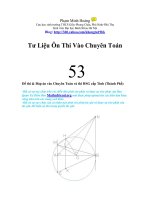 Tu lieu on thi vao chuyen toan