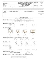 Đề Toán từ lớp 1 đến lớp 5 GKI-09-10
