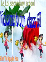 Giáo án tham khảo bồi dưỡng thao giảng Anh 6 Unit 4 Big or small  (9)