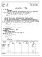 giáo án tiết 93( có mt mới+đáp án + biểu điểm)