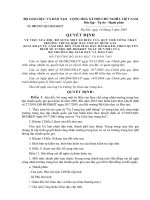 Quy định trường chuẩn quốc gia