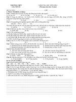 de kiem tra chuong oxi-luu huynh