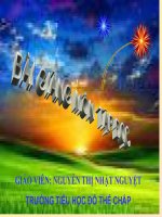 Tập đọc ( lớp 1): CÂY BÀNG